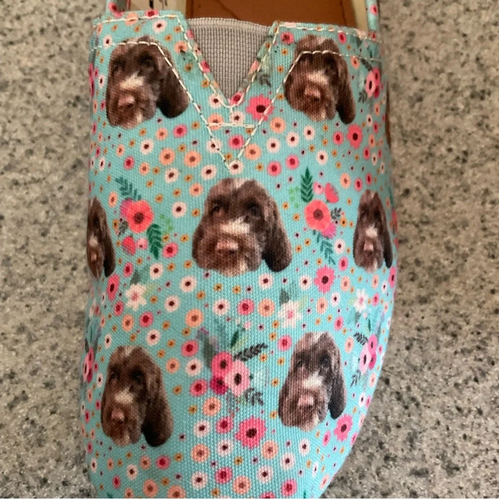 GrooveBags Slip-on Dog Shoes, Women’s Sz 6.5W (EU-37)